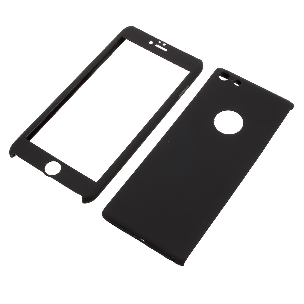 Husa Apple iPhone 6/6S Full Cover 360 Negru + Folie de protectie - Image 8