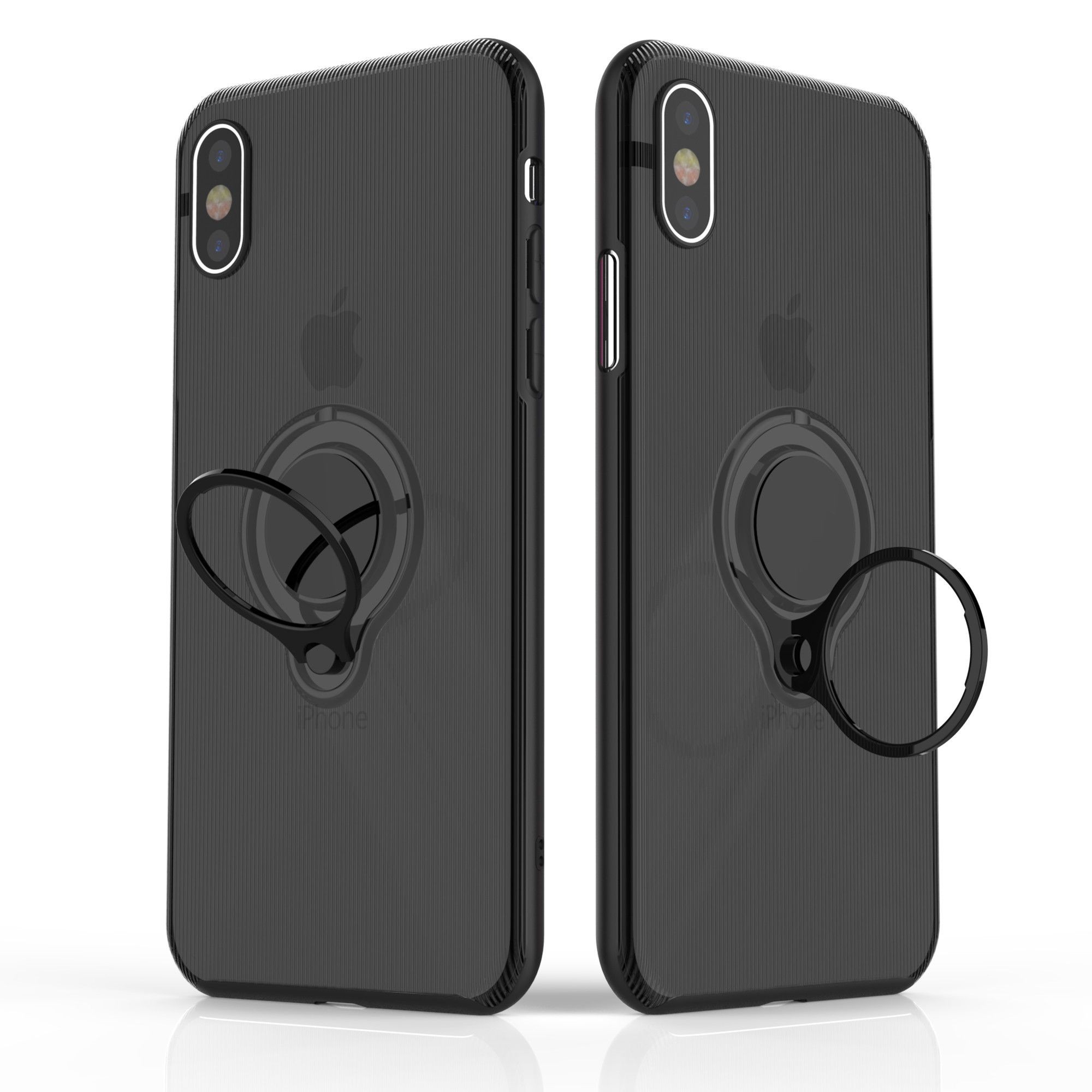 Husa Apple iPhone 7 Armor Ring cu inel magnetic Negru - Image 6