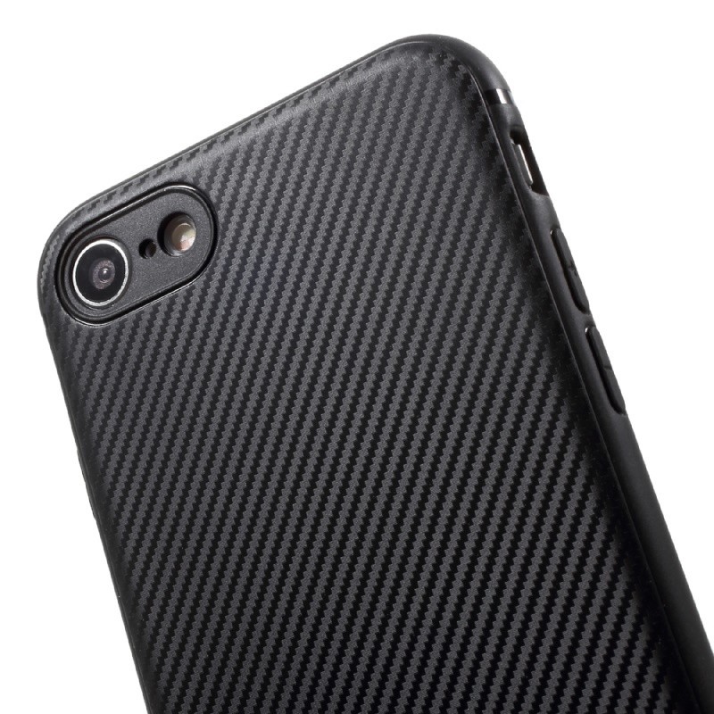 Husa Apple iPhone 7 IPAKY Carbon Fiber Negru - Image 2