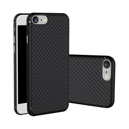 Husa Apple iPhone 8 Nillkin Synthetic Fiber Negru