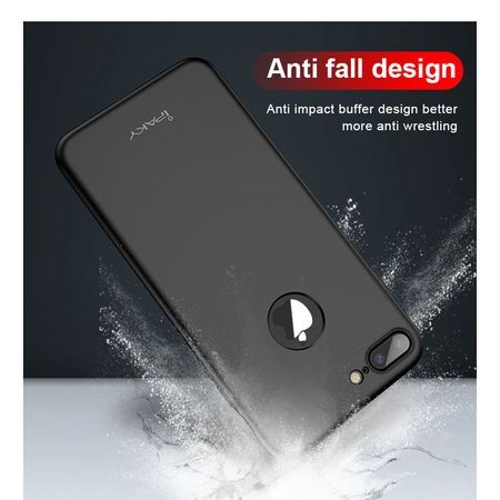 Husa Apple iPhone 8 Plus IPAKY Full Cover 360 Negru + Folie Cadou - Image 12