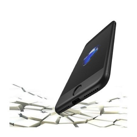 Husa Apple iPhone 8 Plus IPAKY Full Cover 360 Negru + Folie Cadou - Image 17