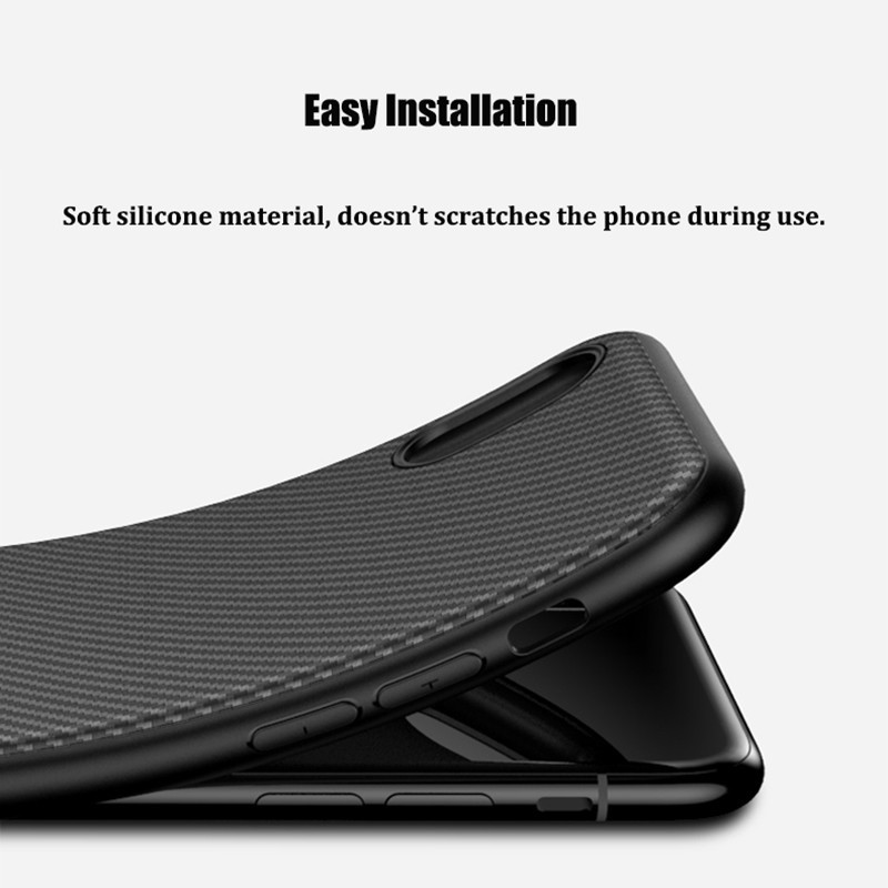 Husa Apple iPhone X IPAKY Carbon Fiber Negru - Image 5