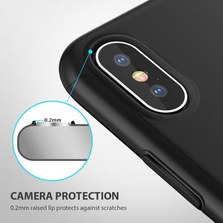 Husa Apple iPhone X IPAKY Full Cover 360 Negru + Folie Cadou - Image 13
