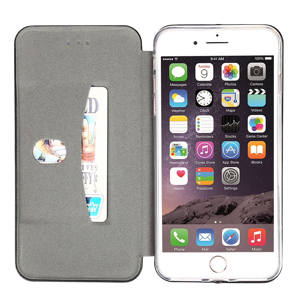 Husa de protectie Flippy compatibila cu Apple iPhone X/XS Magnet Book Case Auriu - Image 4