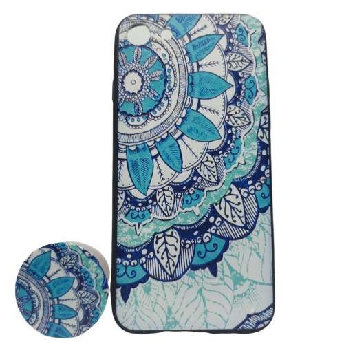 Husa Apple iPhone XR Multicolor Model Frunza + Popsocket inclus - Image 2