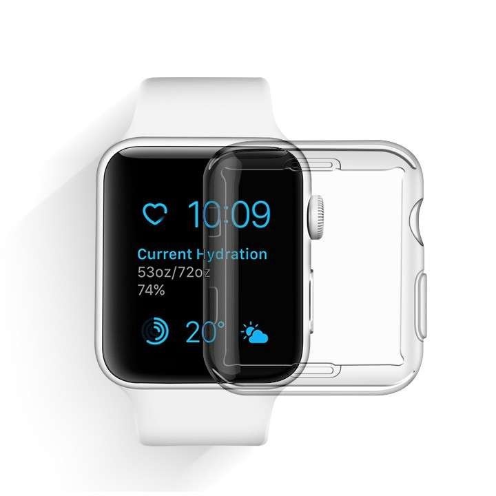 Husa Apple Watch Series 2/3 38 mm Full Tpu 360 Transparent - Image 4