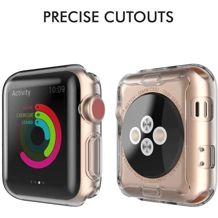 Husa Apple Watch Series 4/5 40 mm Full Tpu 360 Transparent - Image 3