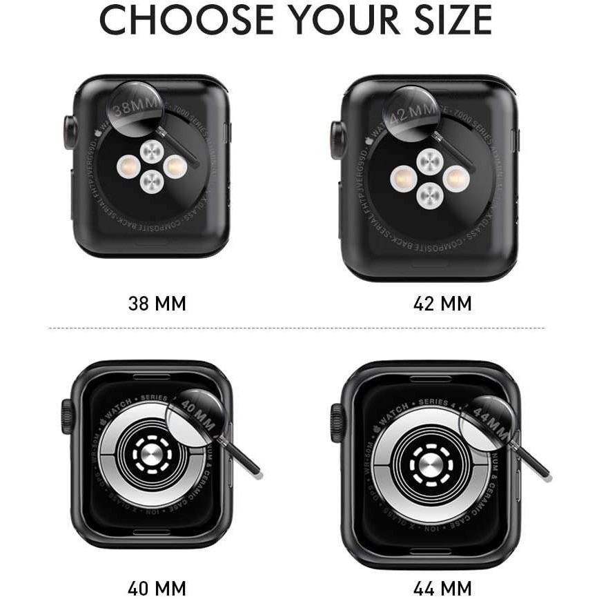 Husa Apple Watch Series 4/5 40 mm Full Tpu 360 Transparent - Image 4