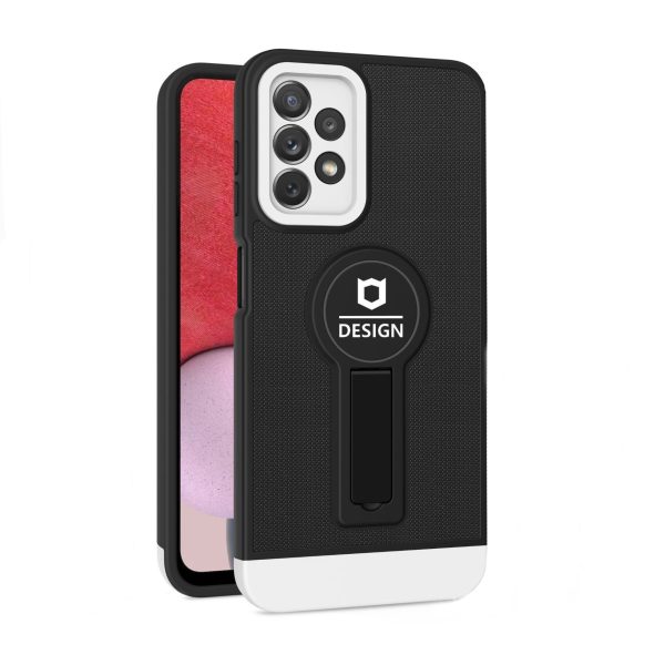 Husa Armor Design cu Stand pentru Apple iPhone 11 Pro, Negru/Alb, Suport Auto Magnetic, Wireless Charge, Protectie Antisoc, Flippy