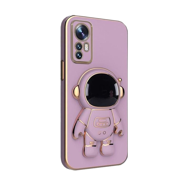 Husa de Protectie 2 in 1, Flippy, Husa de Protectie pentru Honor Magic 6 Pro, Model Astronaut cu Suport, din TPU, Mov