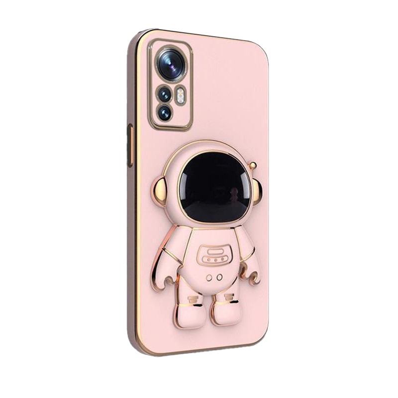 Husa de Protectie 2 in 1, Flippy, Husa de Protectie pentru Honor Magic 6 Pro, Model Astronaut cu Suport, din TPU ,Roz