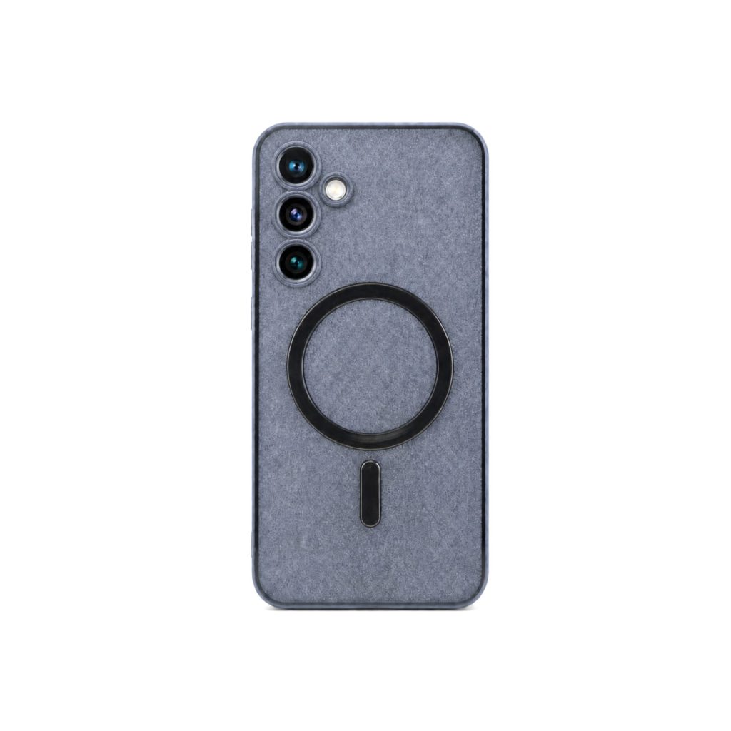 Husa de Protectie 2 in 1, Flippy, pentru Samsung Galaxy S23FE, Glitter Chrome Magsafe, din TPU, Magnetica, cu Protectie Lentila, Albastru Marin