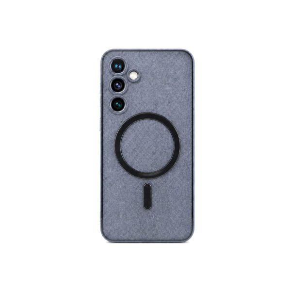 Husa de Protectie 2 in 1, Flippy, pentru Samsung Galaxy S23FE, Glitter Chrome Magsafe, din TPU, Magnetica, cu Protectie Lentila, Albastru Marin