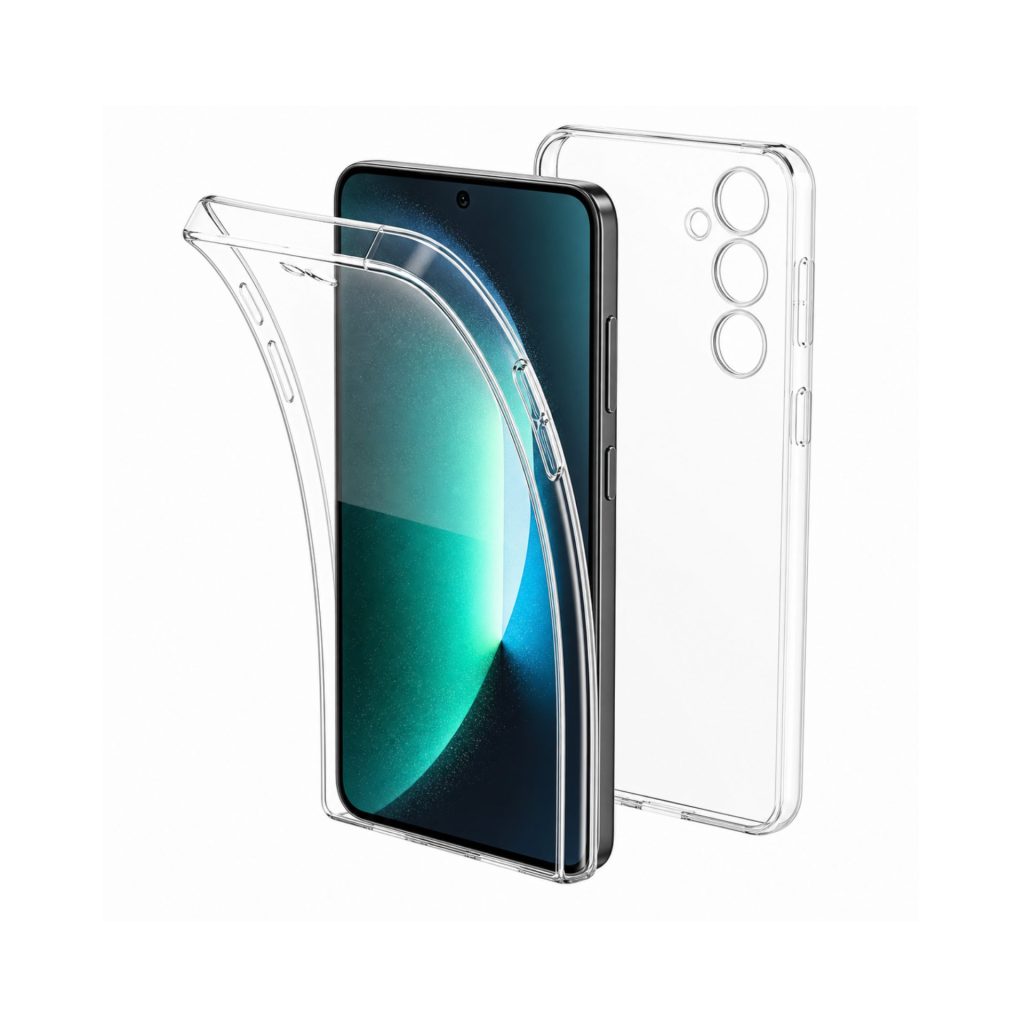 Husa de protectie Flippy 360 grade, PC+TPU+Folie policarbonat, pentru Samsung Galaxy S23 Plus , Transparent