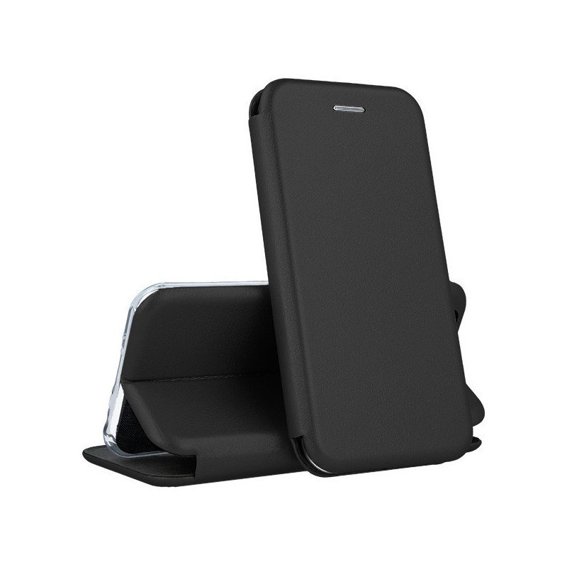 Husa de protectie Flippy compatibila cu Huawei P30 Lite Magnet Book Case Negru - Image 6