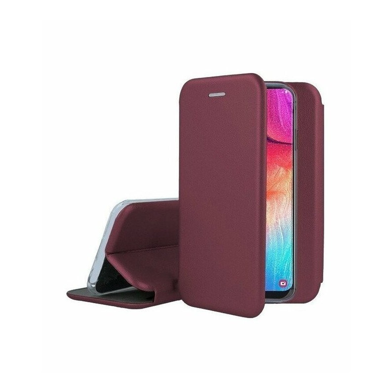 Husa de protectie Flippy compatibila cu Huawei P40 Lite Magnet Book Case Bordo - Image 3