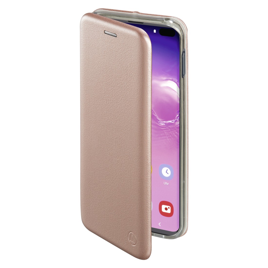 Husa de protectie Flippy compatibila cu Huawei P40 Lite Magnet Book Case Roz-Auriu - Image 10