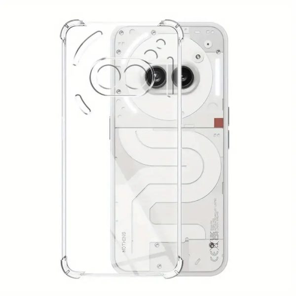 Husa de Protectie, Flippy, Compatibila cu Nothing Phone 2A, TPU Antisoc, Protectie Colturi, 1.5 mm Transparent