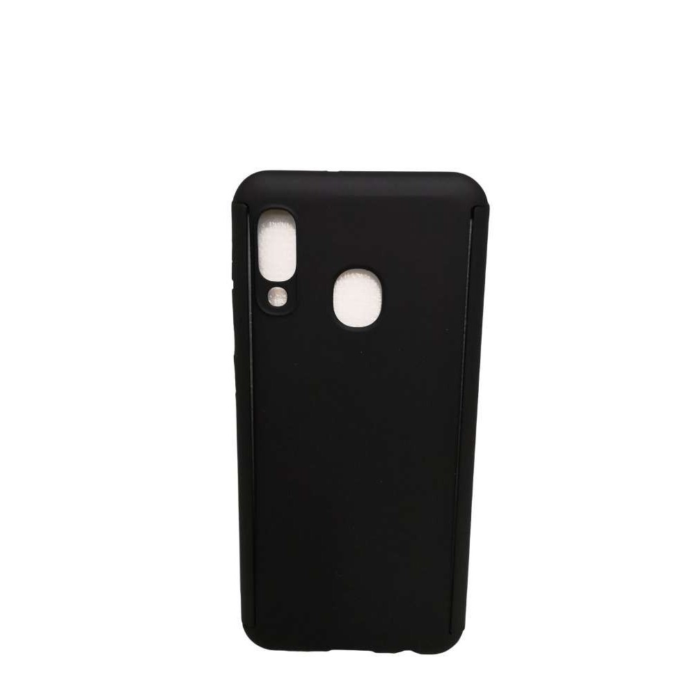 Husa de Protectie, Flippy, pentru Samsung Galaxy A20e, cu Acoperire Completa 360, cu Folie de Protectie, Plastic, Negru - Image 3