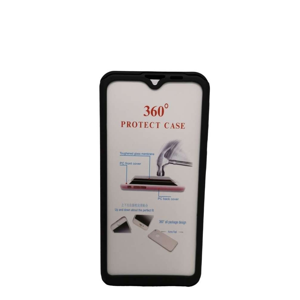 Husa de Protectie, Flippy, pentru Samsung Galaxy A20e, cu Acoperire Completa 360, cu Folie de Protectie, Plastic, Negru - Image 4