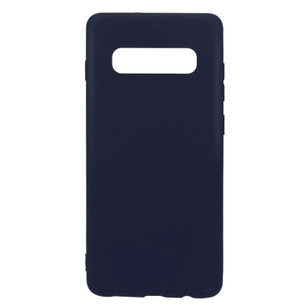 Husa de protectie Flippy compatibila cu Samsung Galaxy S10 Plus Matte Tpu Albastru inchis