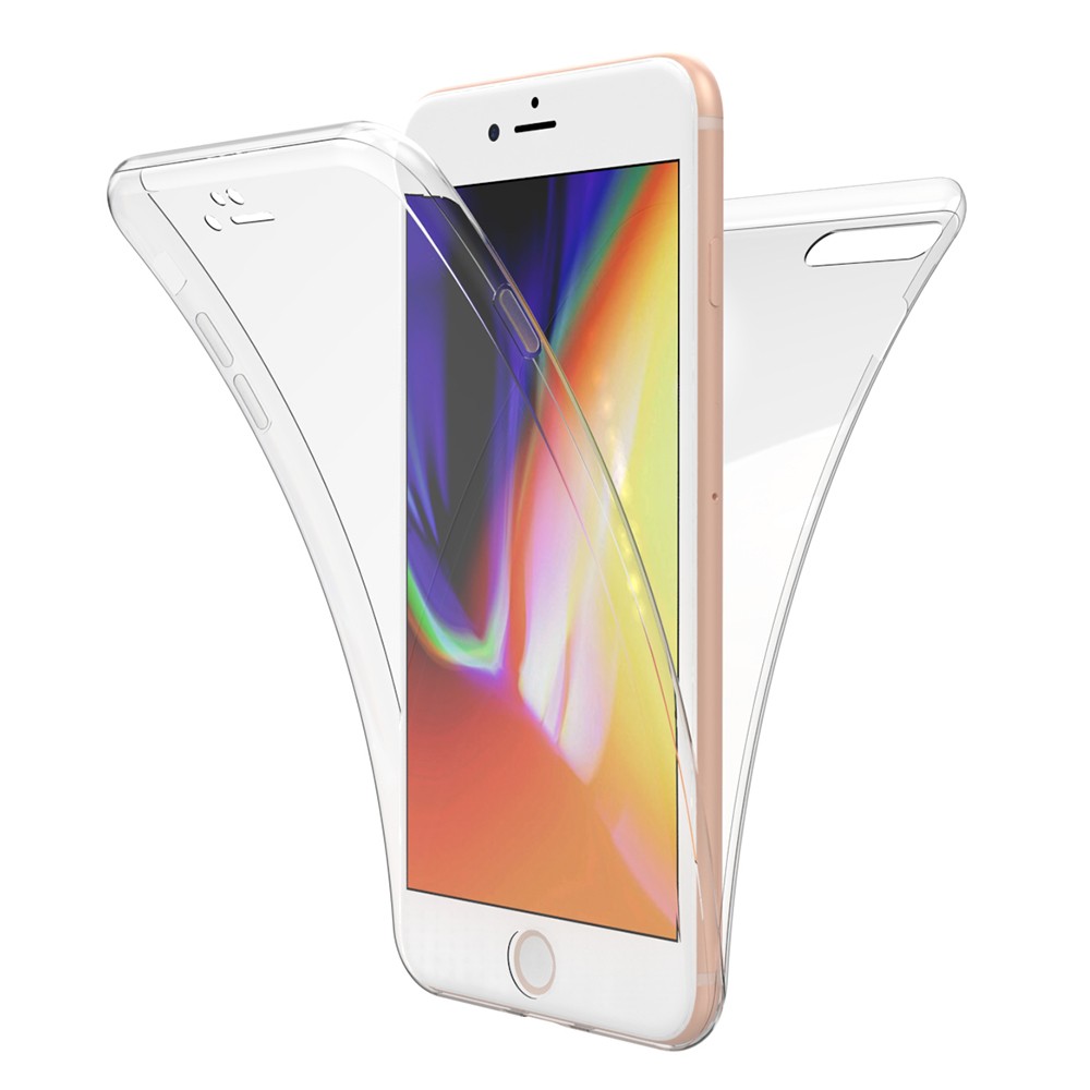Husa de protectie Flippy® pentru Apple iPhone 7 Plus Full Tpu 360 V2 Transparent - Image 2