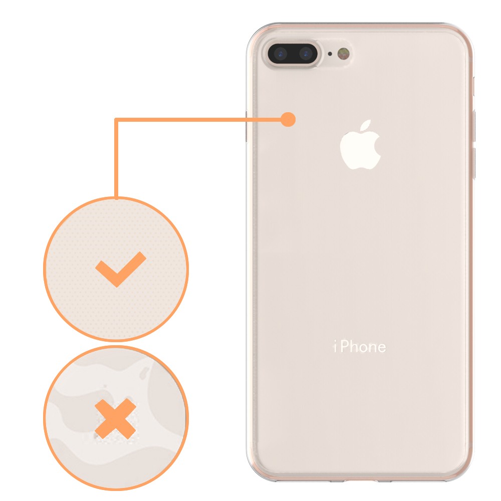 Husa de protectie Flippy® pentru Apple iPhone 7 Plus Full Tpu 360 V2 Transparent - Image 3