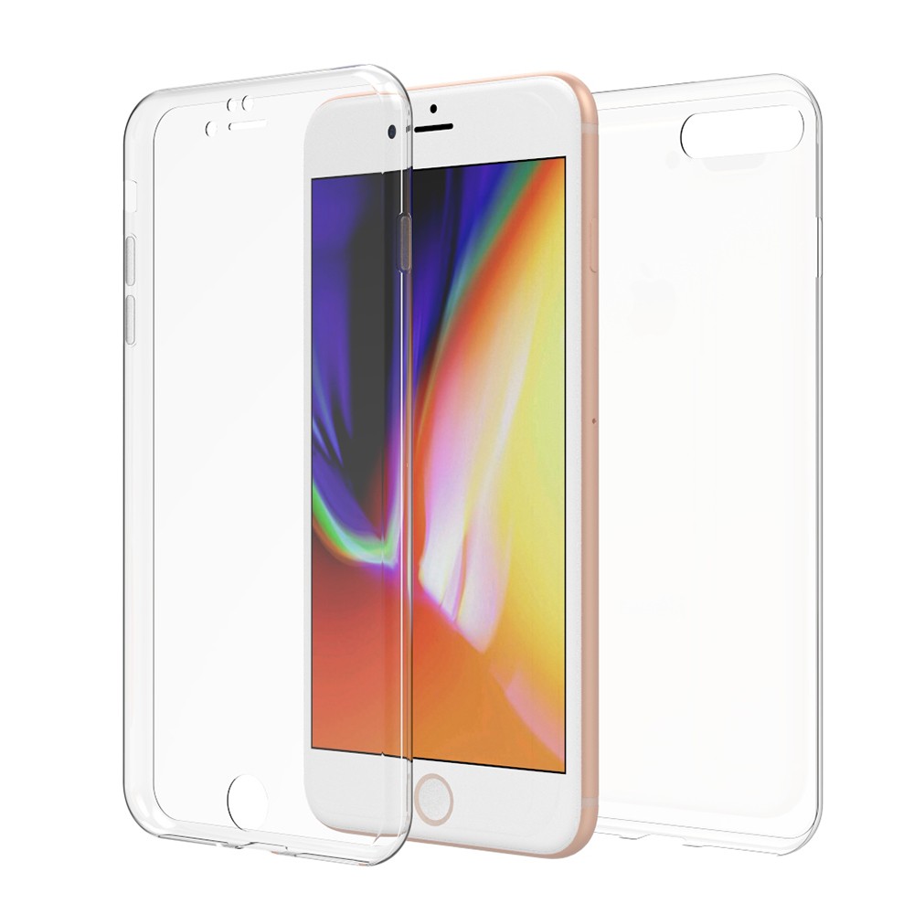 Husa de protectie Flippy® pentru Apple iPhone 7 Plus Full Tpu 360 V2 Transparent - Image 6