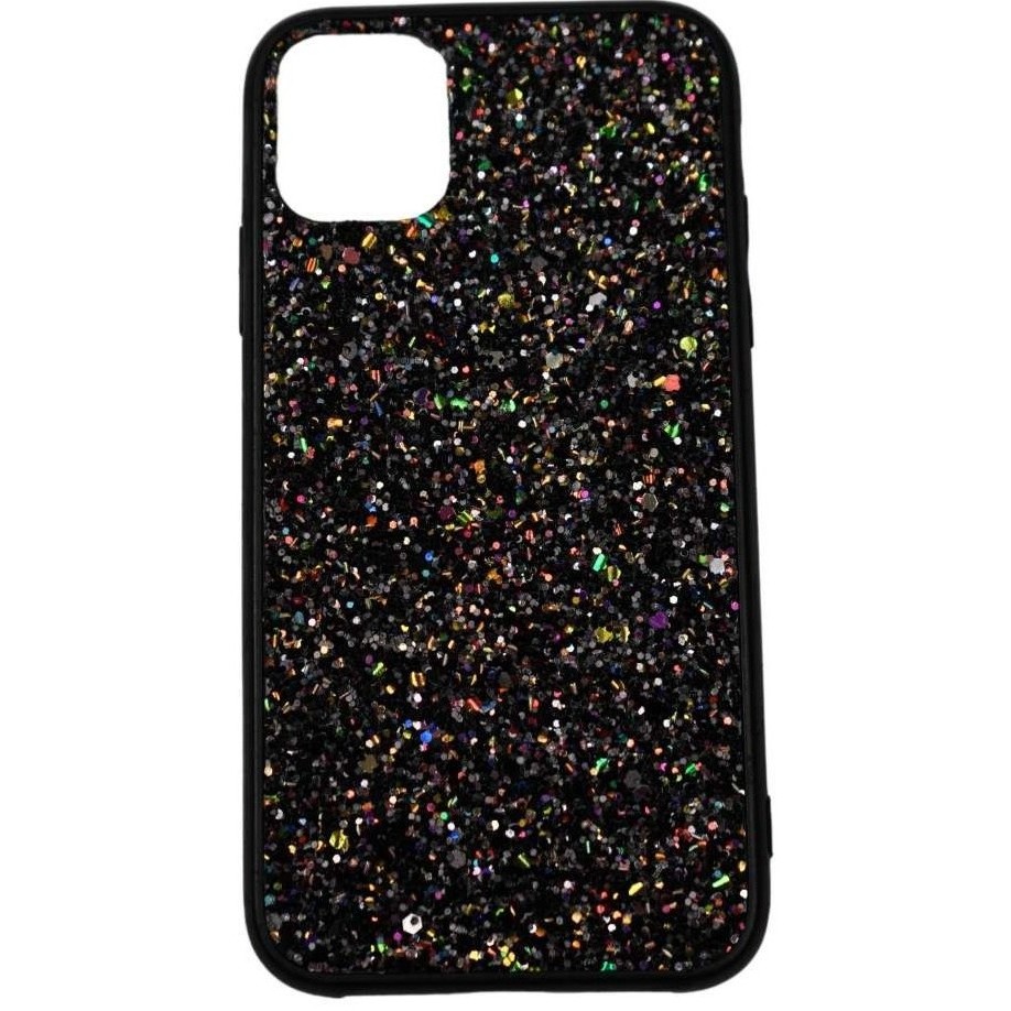Husa de Protectie, Flippy, pentru Apple iPhone SE 2020, Sclipici, TPU, Negru - Image 4