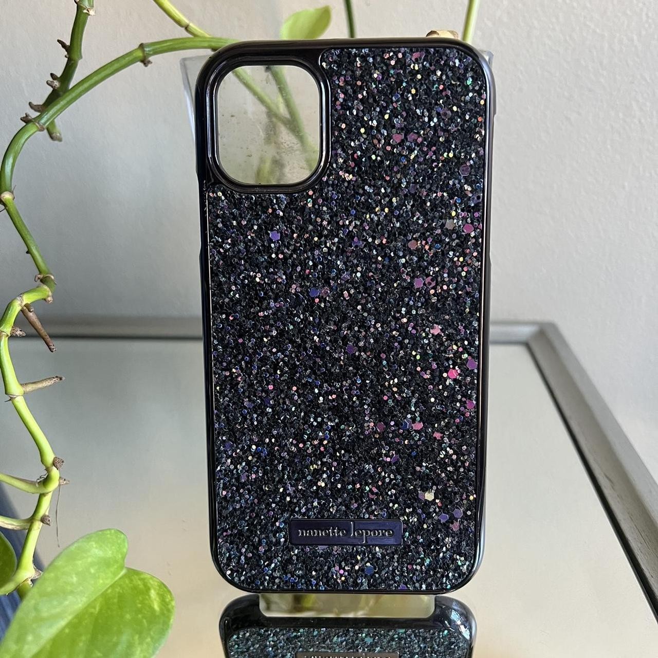 Husa de Protectie, Flippy, pentru Apple iPhone SE 2020, Sclipici, TPU, Negru - Image 2