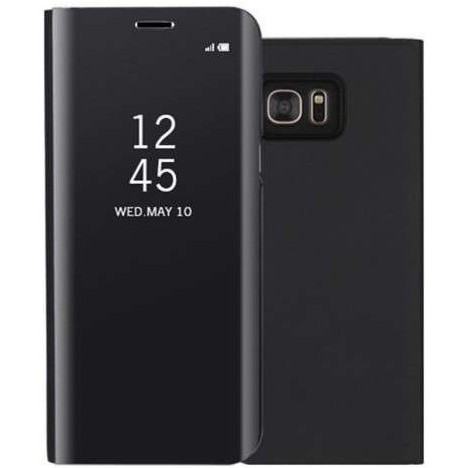 Husa de Protectie, Flippy, pentru Huawei P30 Pro, Capac Oglinda, din Plastic, Negru