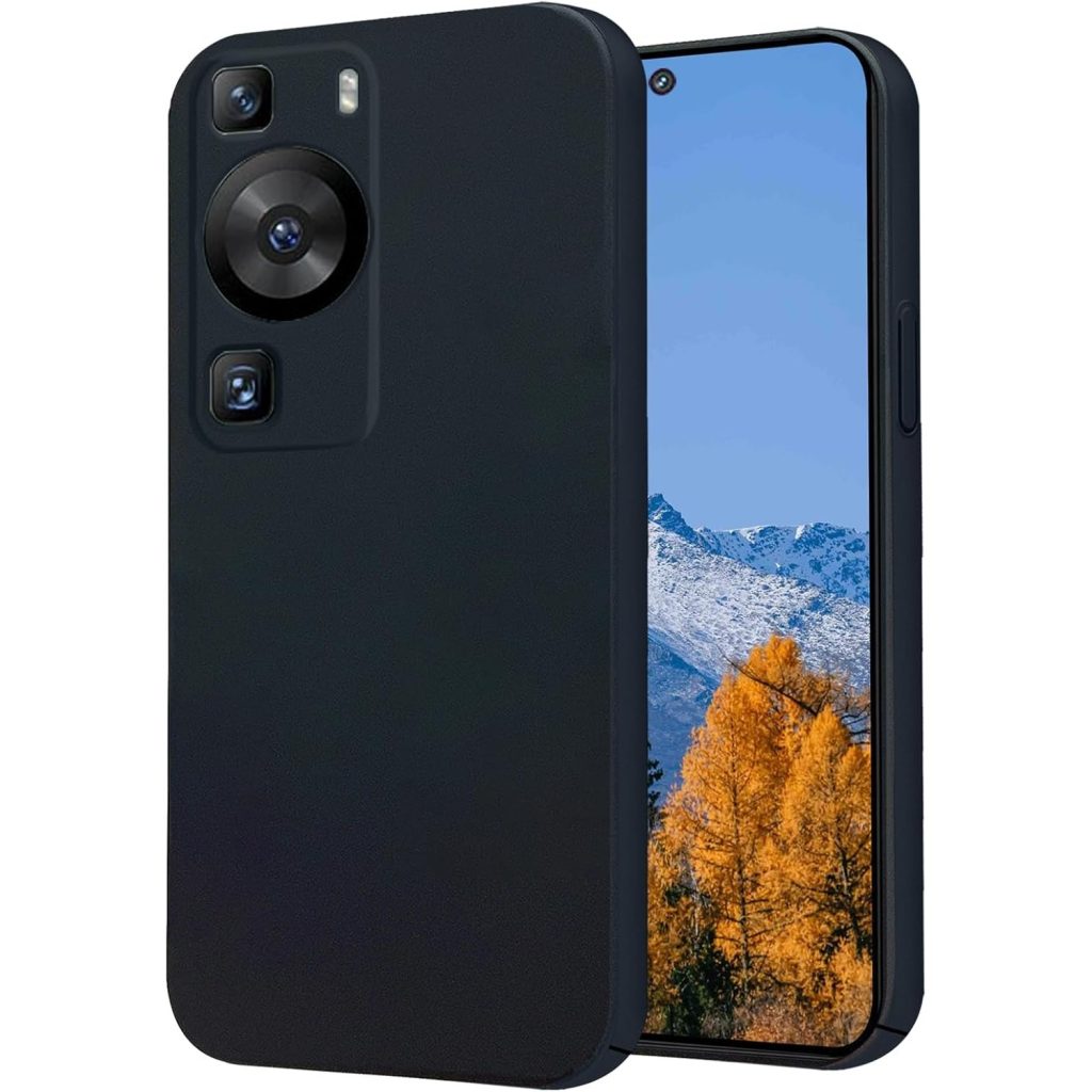Husa de Protectie, Flippy, pentru Huawei P60 Pro, Liquid Silicone, cu Microfibra pe Interior, Protectie Antisoc, Compatibil Incarcare Wireless, Negru