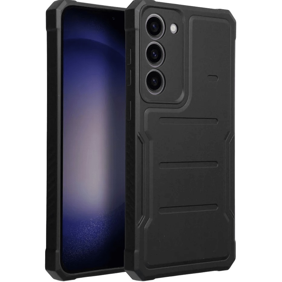 Husa de Protectie, Flippy, pentru Samsung Galaxy S20 Ultra, Defender Model 1, silicon, plastic, Negru
