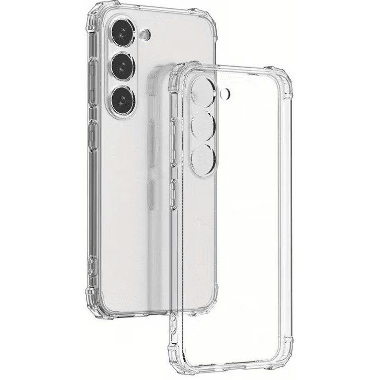 Husa de Protectie, Flippy, pentru Samsung Galaxy S23 FE 5G, TPU Protect Plus, cu Dust Plug, Transparent