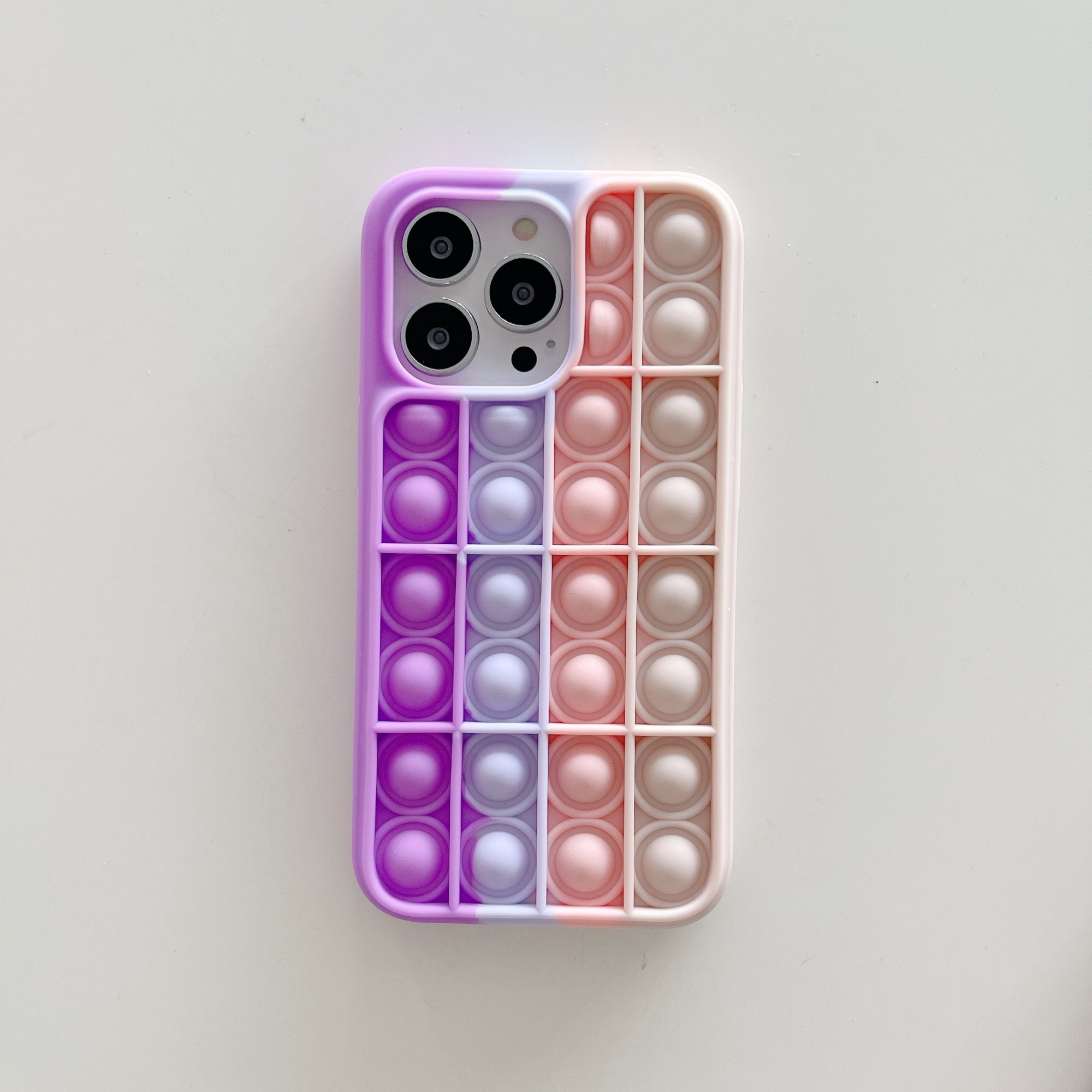 Husa de protectie Flippy Pop It compatibila cu Apple iPhone 13 Pro Max,Model 2,Multicolor - Image 4