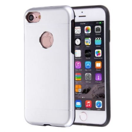 Husa de protectie pentru Apple iPhone 6 Plus/6S Plus Motomo V2 Argintiu - Image 2