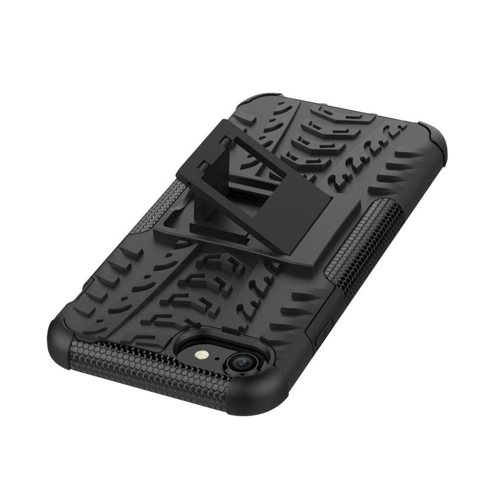 Husa de protectie Flippy pentru Apple iPhone 7/8 Defender Model 3 cu Suport, Negru - Image 7