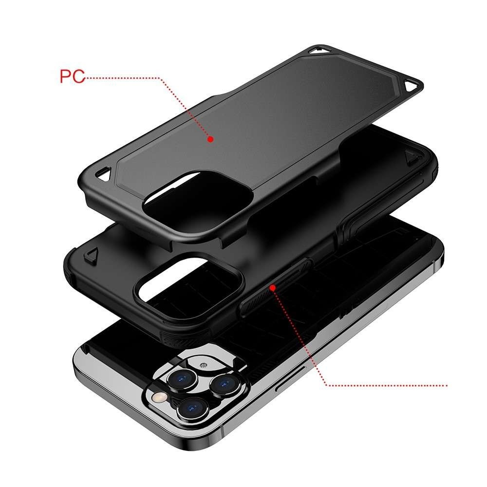 Husa de protectie Flippy pentru Apple iPhone SE 2020 Defender Model 2, Negru - Image 17