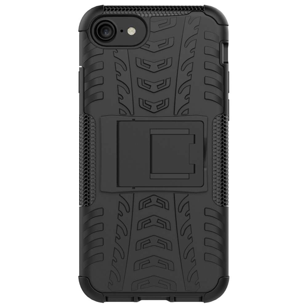 Husa de protectie Flippy pentru Apple iPhone SE 2020 Defender Model 3 cu Suport, Negru - Image 3