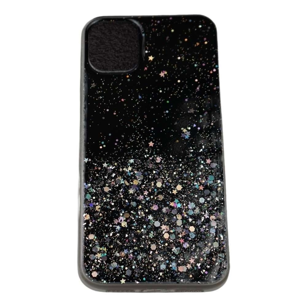 Husa de protectie pentru de protectie pentru Apple iPhone SE 2020 Luxury Glitter Stelute Negru - Image 2