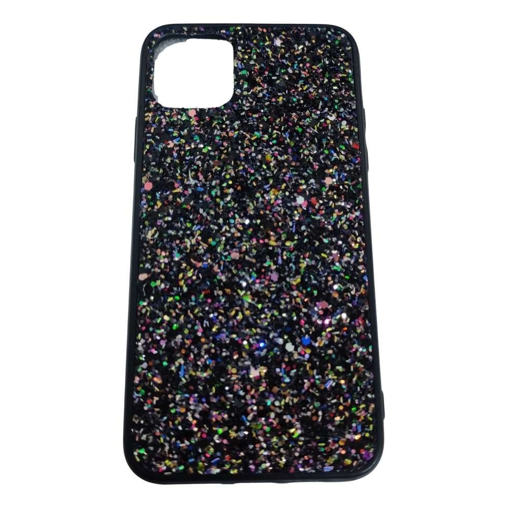 Husa de protectie pentru pentru Apple iPhone 11 Pro Max Sparkling Glitter TPU Negru - Image 2