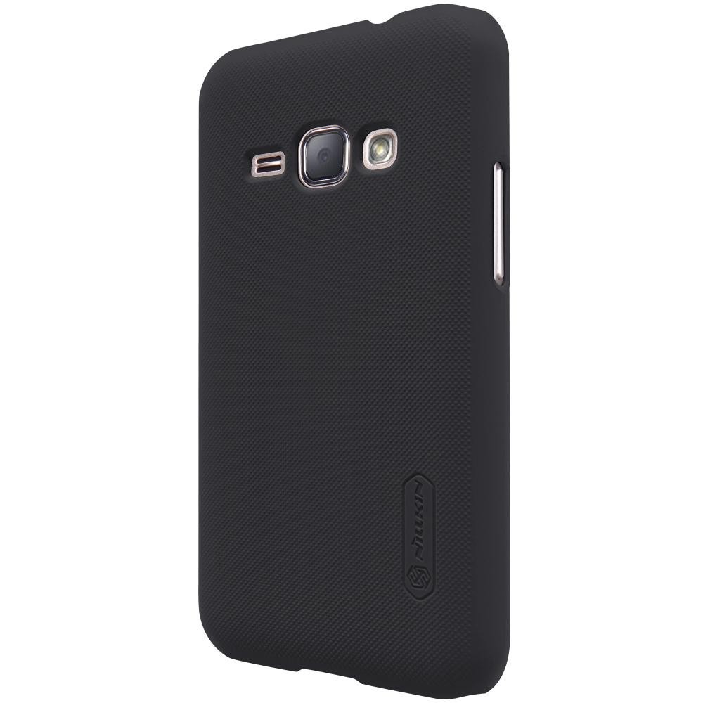 Husa de protectie pentru Samsung Galaxy J1 2015 Nillkin Frosted Shield Negru + Folie de protectie - Image 5