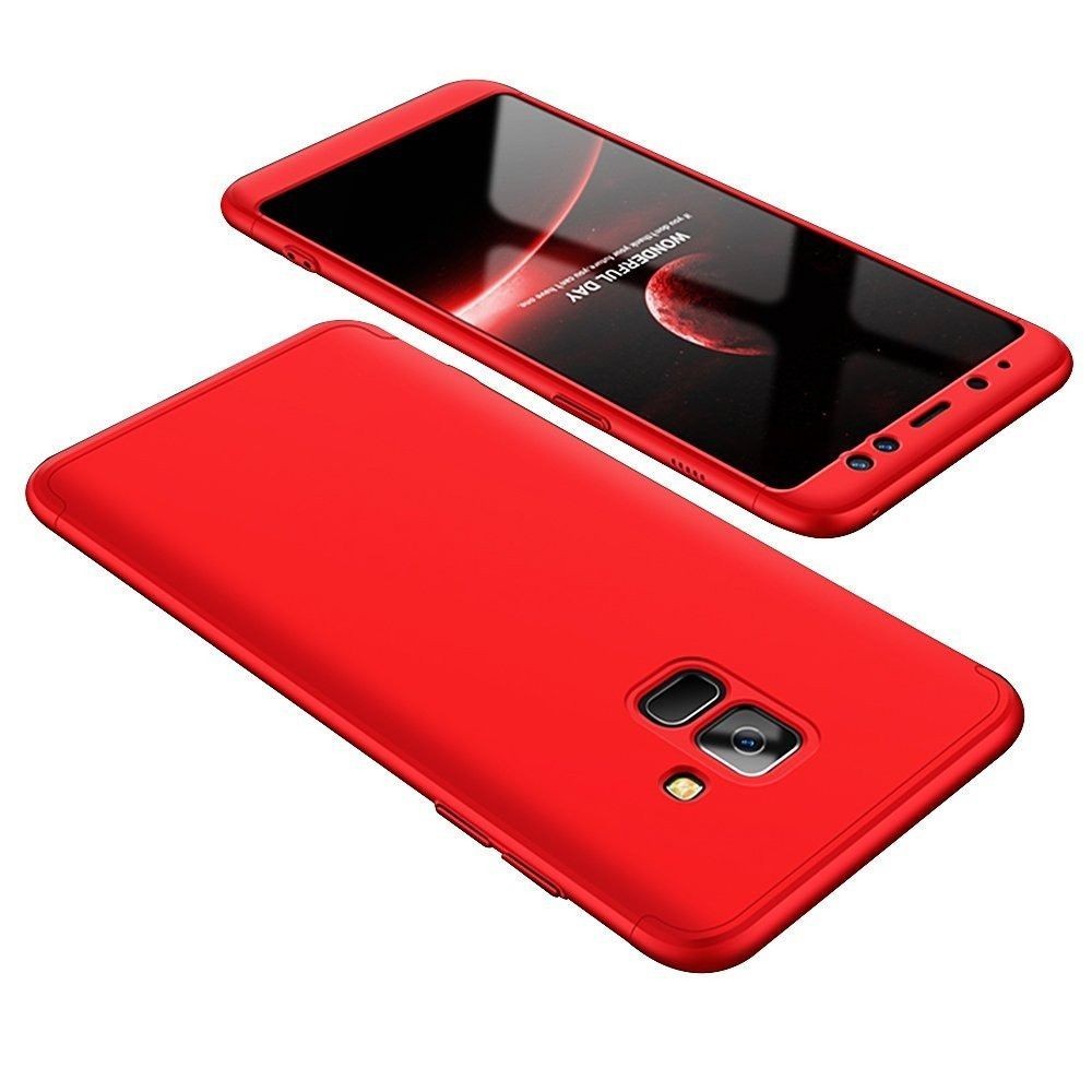Husa de protectie pentru Samsung Galaxy S8 Ultra-subtire 3 in 1 Rosu - Image 2