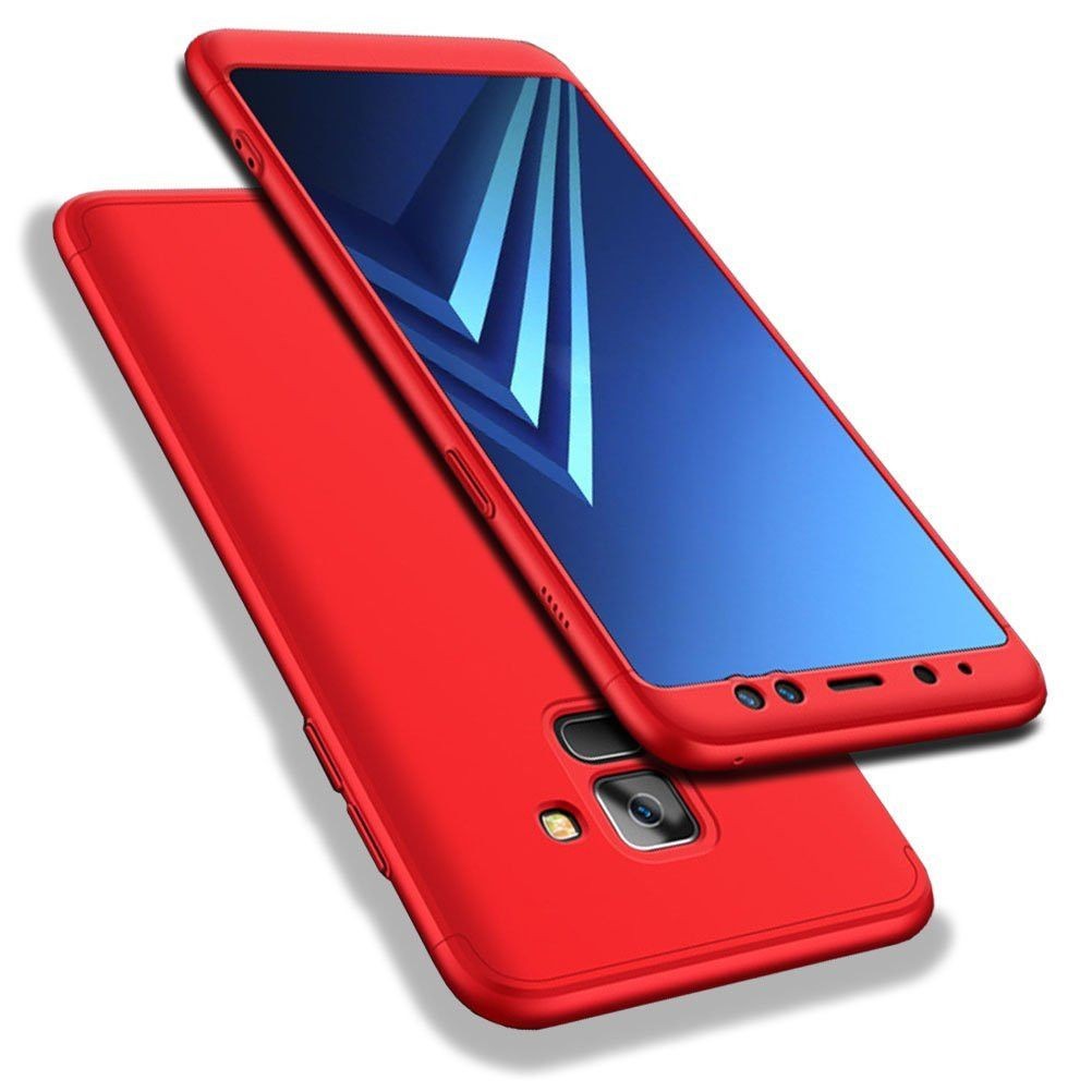 Husa de protectie pentru Samsung Galaxy S8 Ultra-subtire 3 in 1 Rosu - Image 3