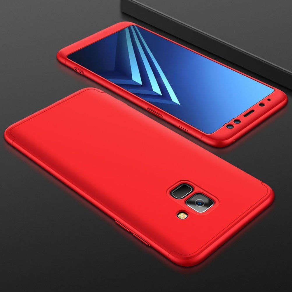 Husa de protectie pentru Samsung Galaxy S8 Ultra-subtire 3 in 1 Rosu - Image 4