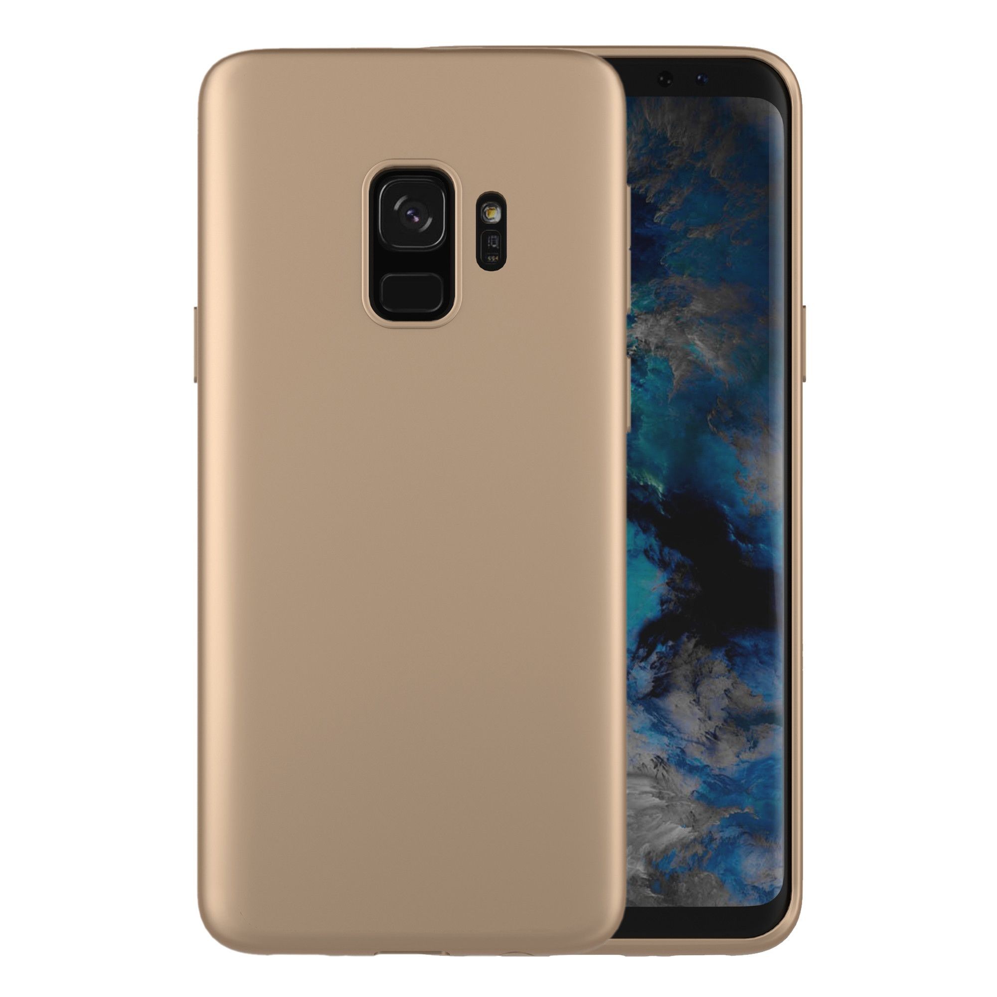Husa de protectie pentru Samsung Galaxy S9 Luxury Case Auriu - Image 2