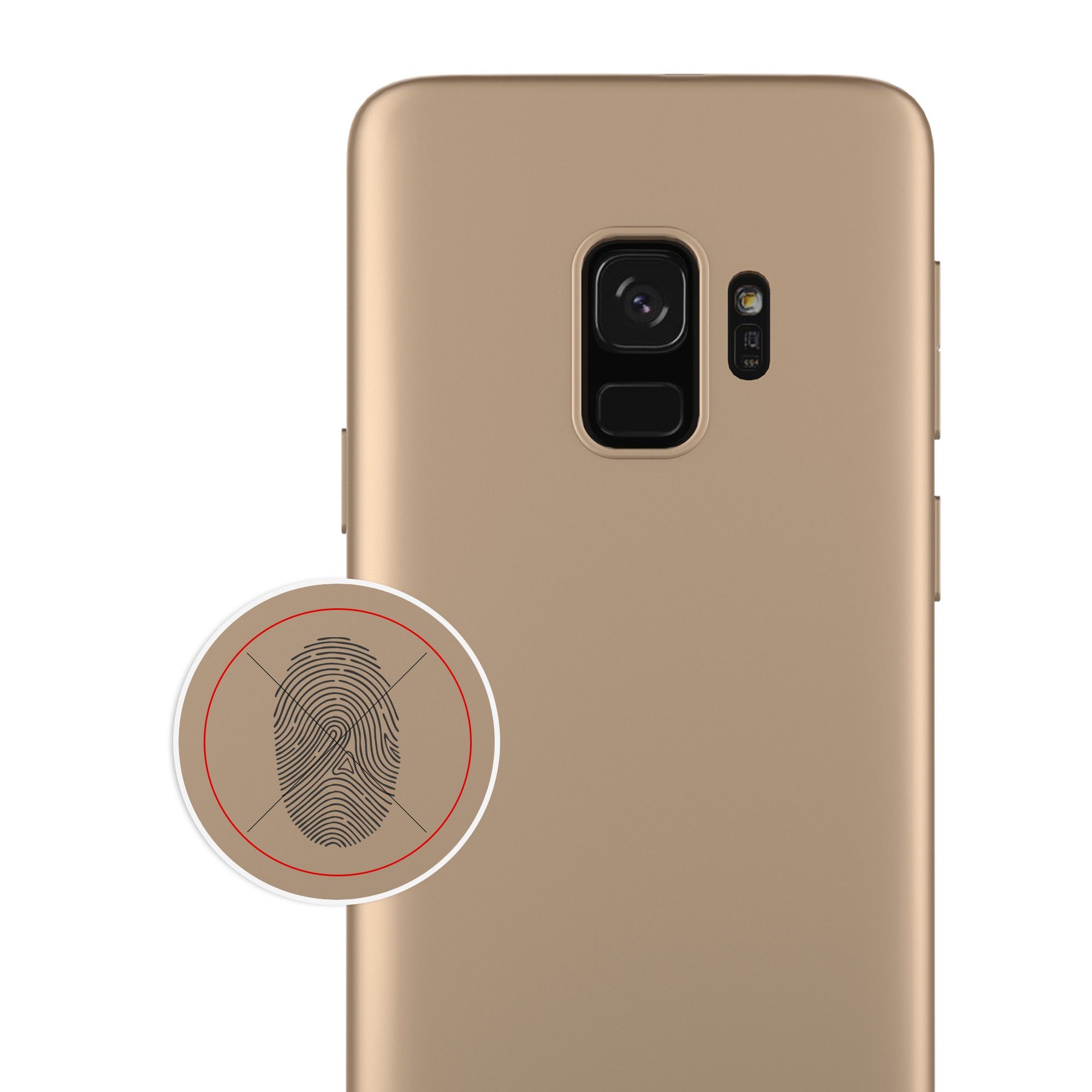 Husa de protectie pentru Samsung Galaxy S9 Luxury Case Auriu - Image 3