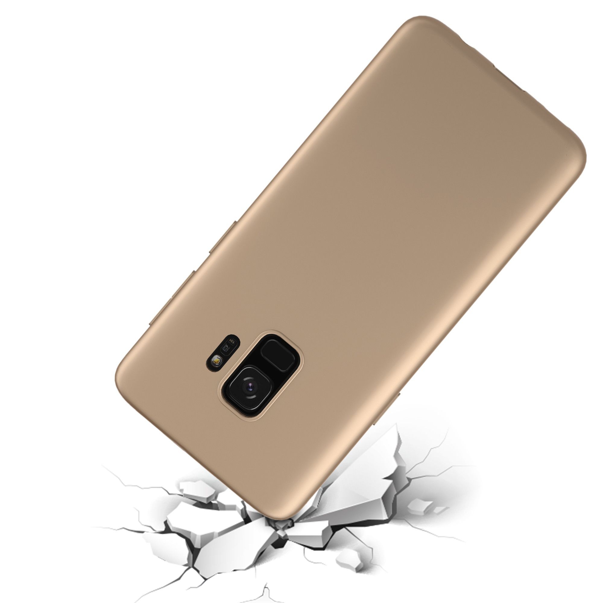 Husa de protectie pentru Samsung Galaxy S9 Luxury Case Auriu - Image 4