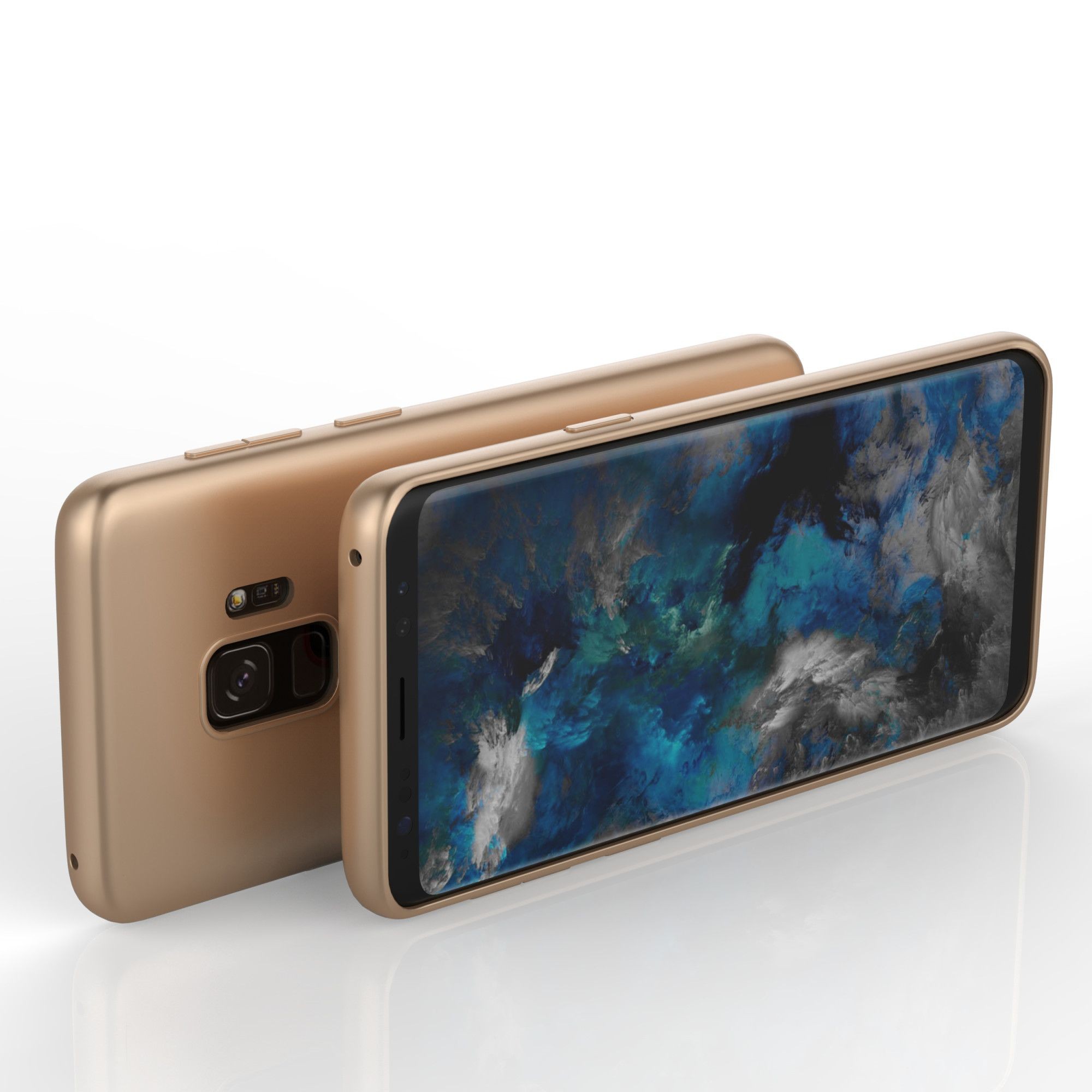 Husa de protectie pentru Samsung Galaxy S9 Luxury Case Auriu - Image 6